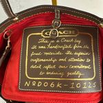 The Coach City Tote Signature Canvas in Brown and Red Photo 3