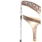 Pelle Moda Aurora Borealis Crystal Embellished Rose Gold Evening Sandals Size 8 Photo 14