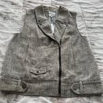 NWT Addison Gray full zip snap button lined vest with pockets, size M outdoors Size M Photo 15
