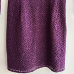 Jack Wills  Purple Diamond Cutout Sheath Dress, Purple, Size 2 Photo 4