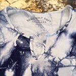 Aeropostale  Blue Short Sleeve Crop Top Photo 3