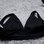 Aerie Plunge Longline Triangle Padded Bikini Swim Top Black Size Small Photo 4