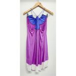 Calypso Christine Celle Purple White Dress XS Spaghetti Strap Photo 4