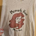 Disney Ariel Little Mermaid Have More Fun Raw Hem Racerback Tank XL NWOT Photo 1