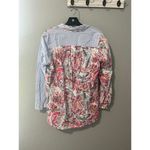 Westbound  petite Paisley floral striped lightweight button up top‎ Large Photo 3