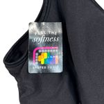 Bali  2X-Large Comfort Bra Stretch Adjustable Back Closure V-Neck Lined Black Photo 2