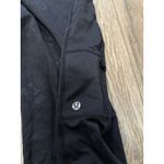 Lululemon Floral Logo‎ Wide Leg Crop Yoga Pants Black Size 12 Photo 9