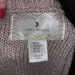 Ruby Moon  beige wool blend cable knit sweater dress Photo 6