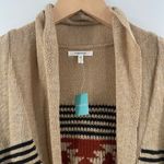 Maurice's Cardigan Sweater Size Large Western Fringe Longline Geo Duster NWT Photo 7