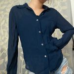 Armani Exchange button up blouse Photo 9