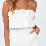 Princess Polly Ruffle Strapless Playsuit  Photo 0