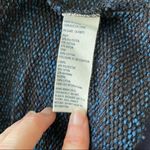 American Eagle Navy/Blue Bolo Open Front Cardigan/Jacket Metallic Detail Medium Photo 6