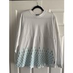 Spirit Jersey  Mermaid Shirt Womens Medium Oversized Relax Graphic Long Sleeve Photo 3