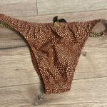 Vix Gold and Brown Bikini with Textured Print Small Photo 6