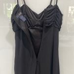 Eva Blue Women's Midi Little Black Formal Flowly Sequence Bow Dress Sz 6 Photo 5