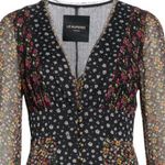 NWT Le superbe Magnolia Floral Maxi Chiffon Dress Size 4 Photo 4