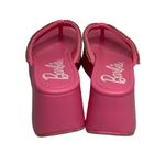 Forever 21 Barbie Rhinestones Wedge Platform Sandals PINK Womens Size 8.5 Retro Photo 6