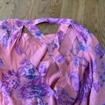 Free People  Melrose Printed Bell‎ Sleeve Maxi Dress Clementine NWT $148 Size 4 Photo 5