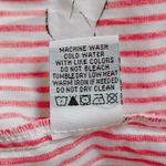 Velvet Heart VELVET & HEART White Red Stripe Off Shoulder Floral Mini Dress 100% Cotton Photo 7