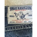 True Religion VTG Rare Billy Super T Stitched Jeans Sz 32 Straight Distressed Photo 8