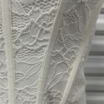 Princess Polly  Brea Strapless Mini Dress Size 12 White Embroidered Lace Party Photo 8