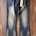 NWT Vtg Vanity Dakota Jeans Distressed Wide Leg Flare Bootcut Women’s 27x31 Y2K Blue Size 27 Photo 0