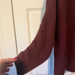 a.n.a  Ribbed Knit Sweater in Deep Burgundy Photo 2