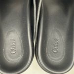 Chloé Chloe Nil Double-Strap Cowhide Mules In Black Color Size 38. Photo 9