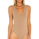 Free People  Keep It Sleek Bodysuit in Tan Photo 0
