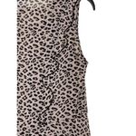 CAbi Women Tank Top 2 Piece Leopard Print Flutter Ruffle V Neck Sleeveless Small Photo 6