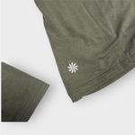 Athleta  Fast Track With Ease Rib Reversible
Wrap Top Dark Olive Size Medium NWT Photo 3