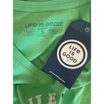 Life is Good NWT  Crusher T-Shirt Green Rescue Love Repeat Paw Graphic Sz Small Photo 4