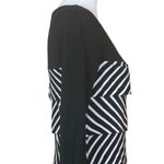 White House | Black Market  Women's Chevron Stripe Sheath Shift Dress Size Small Photo 8