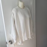 Free People  easy street tunic knit in painted white Photo 5