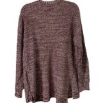 Hippie Rose  Emoji Cardigan Brandy Wine Ivory Knit Whimsy Sweater Photo 1