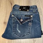 Miss Me  boyfriend capri cropped Women's Blue Jeans Photo 1