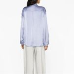 Alexander Wang  Silk Pajama Long Sleeve Shirt Photo 2