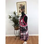 Tek Gear  Dry Tek Pink Black Striped Athletic Stretch Sleeveless Dress Size L Photo 4