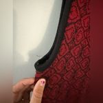 Dale of Norway Sweater Vest Red Boho Patterned 100% Wool Winter Classic Size S Photo 7