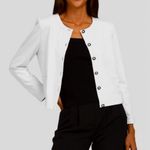 Jules & Leopold  novelty button white blazer jacket size XL Photo 3