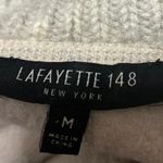 Lafayette 148 Women's Gray Long Sleeve Turtleneck Knit Pullover Sweater Top Sz M Photo 2