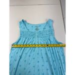 Croft & Barrow Croft &‎ Barrow Intimates Blue Snowflake Sleeveless Nightgown Sleepwear M Photo 2