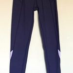 Beyond Yoga Elevate front seam long leggings in navy and lilac size S small Photo 5