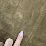 Vintage Sunbelt Leather Suede Maxi Skirt Size 10 Brown Long Western Boho Y2K Photo 5