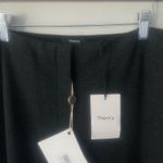 Theory NWT Wide Pant Black Multi Hounds Knit Trouser Size 10 Photo 3