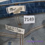 Madewell New! Curvy Kick Out Crop Jean oneida wash, size 27 Photo 12