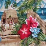 VTG KYs Hawaiian Dress Womens S Tropical Floral Beach Sleeveless Mini Sundress Green Photo 7