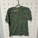 NSF Anderson Crew Tee in Sulphur Stone Camo Size XS Green Photo 4
