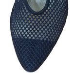 Walter Steiger Womens Classic Pump Heel Black Mesh Mid Almond Toe 7 B Photo 1