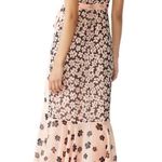 Fame and Partners FAME PARTNERS Pink Floral Printed Chiffon Sleeveless Wrap Dress Size 2 Photo 1